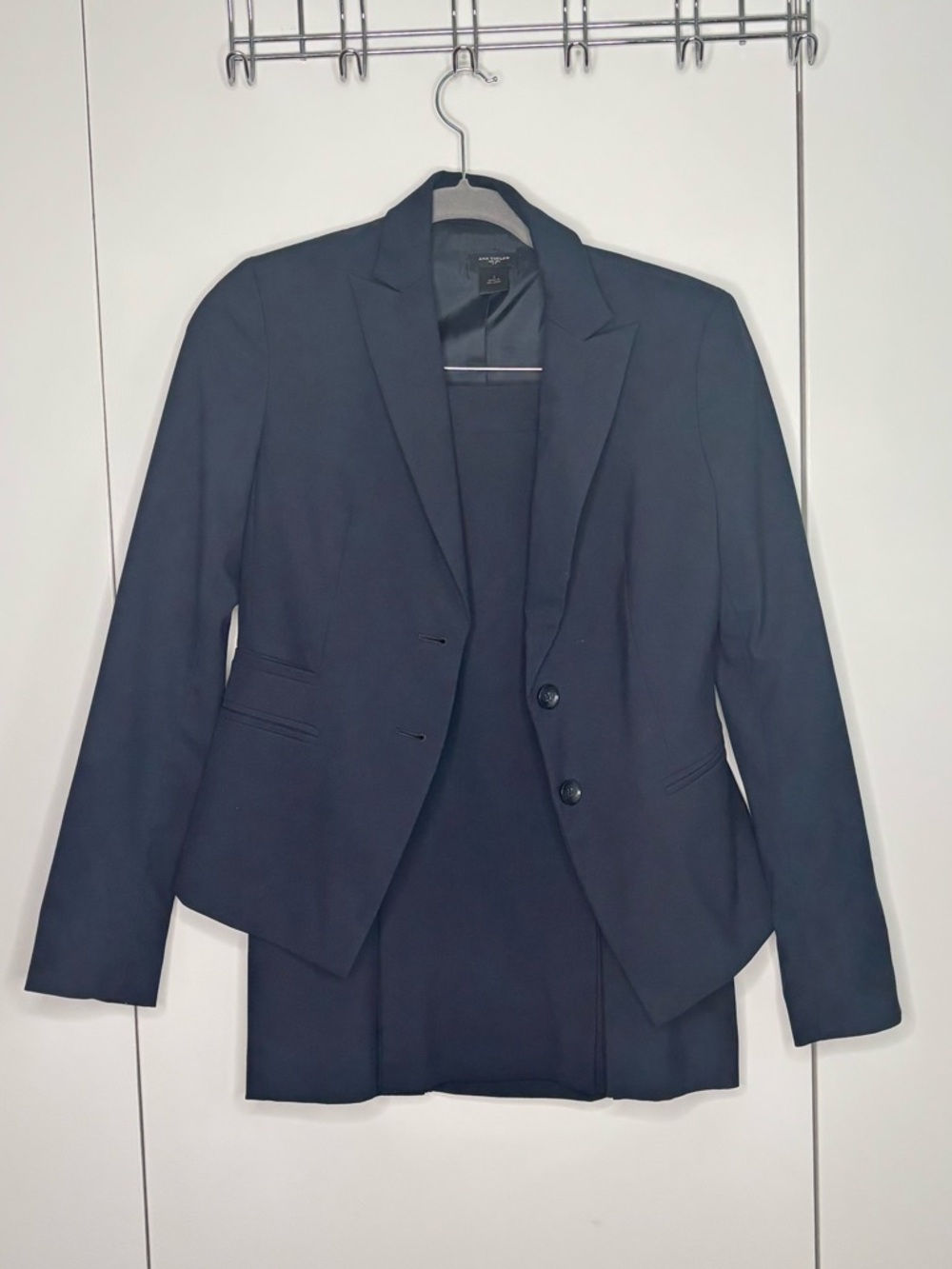 Ann Taylor Navy Blue Women's Skirt Suit